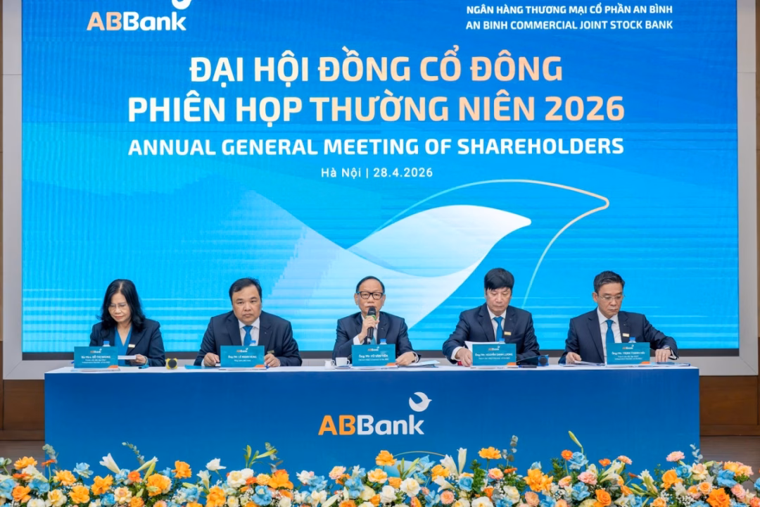 ABBank đặt mục tiêu lợi nhuận trước thuế năm 2026 đạt 4.500 tỷ đồng, tăng trưởng mạnh so với năm 2025