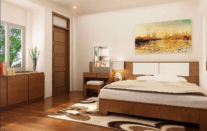 Vị trí kê giường đúng phong thủy giúp dòng khí lưu thông hài hòa, mang lại giấc ngủ sâu và an yên.