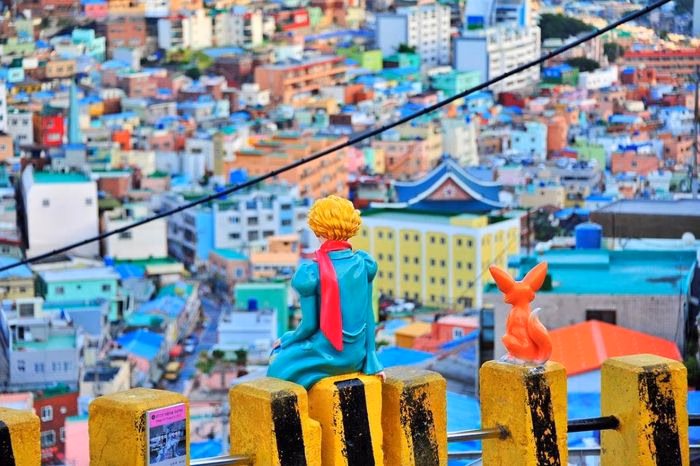 Không gian thư giãn cho du khách tại Gamcheon