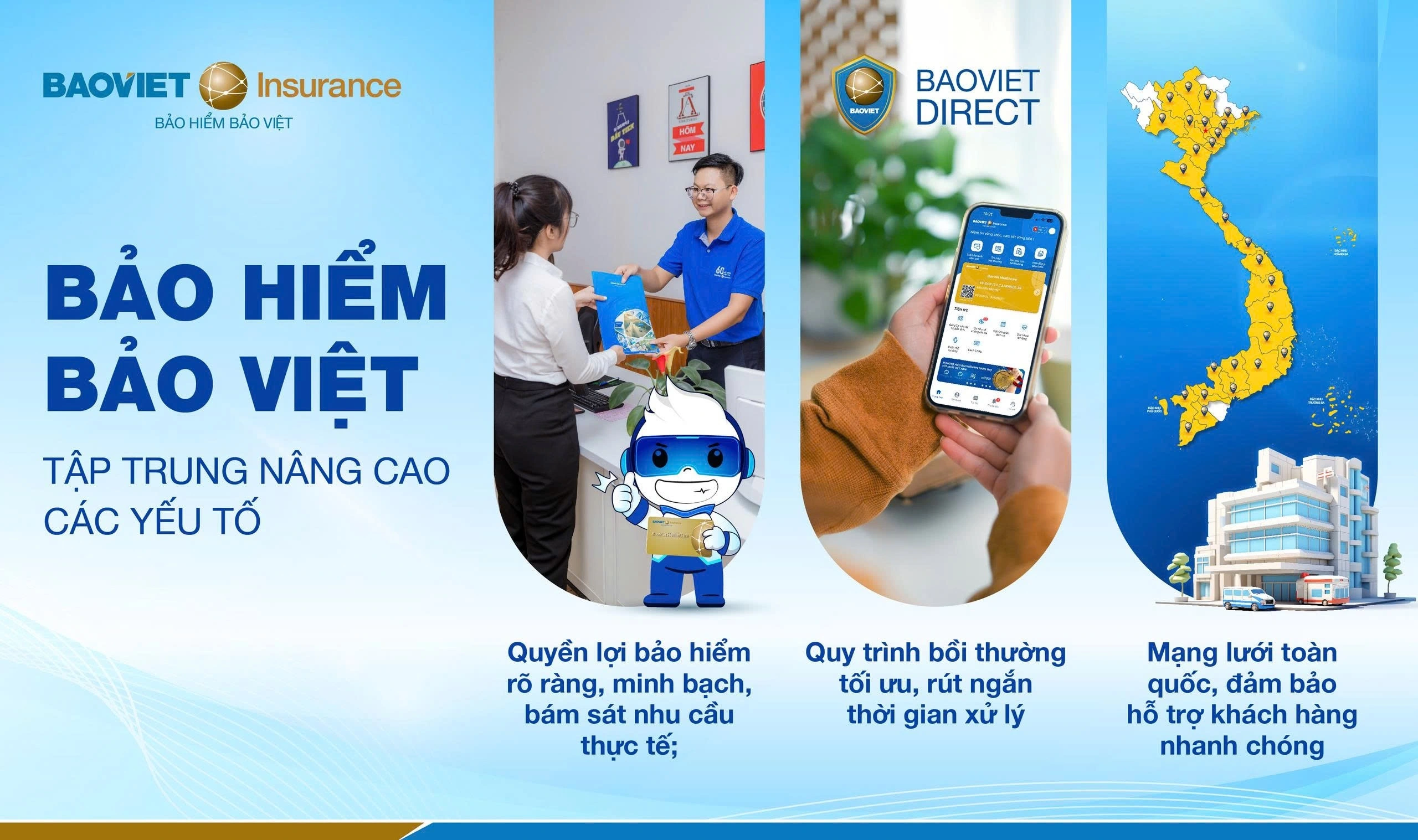 Tập trung vào quyền lợi thực tế và cá nhân hóa sản phẩm giúp Bảo hiểm Bảo Việt tối ưu hóa trải nghiệm quản trị rủi ro cho khách hàng (Ảnh: BHBV).