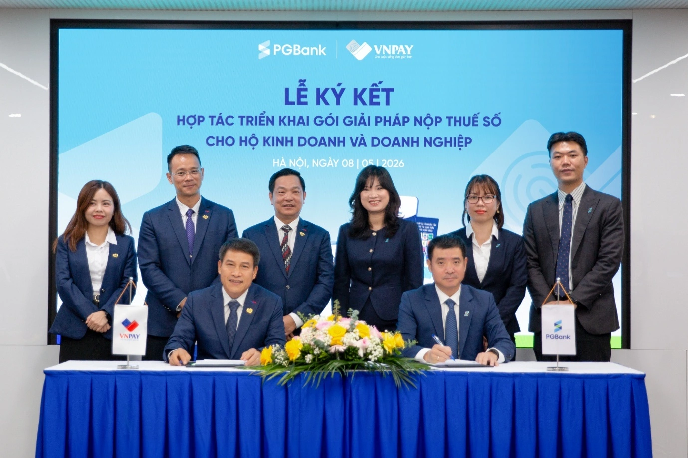 Sự kết hợp giữa PGBank và VNPAY hướng tới việc xóa bỏ rào cản thủ tục cho cộng đồng doanh nghiệp (Ảnh: VNPAY).
